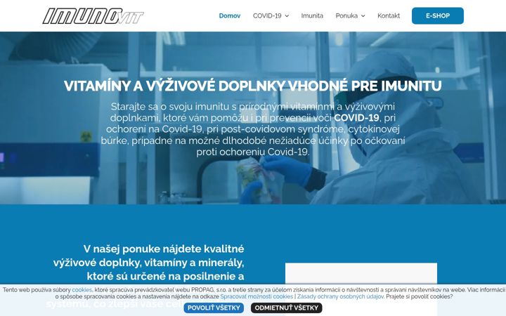 Screenshot of bioimunita.sk