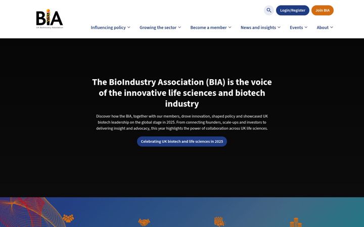 Screenshot of bioindustry.org