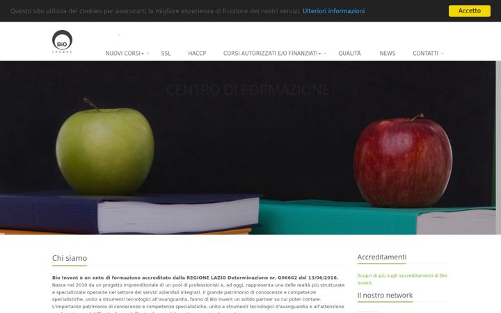 Screenshot of bioinvent.it