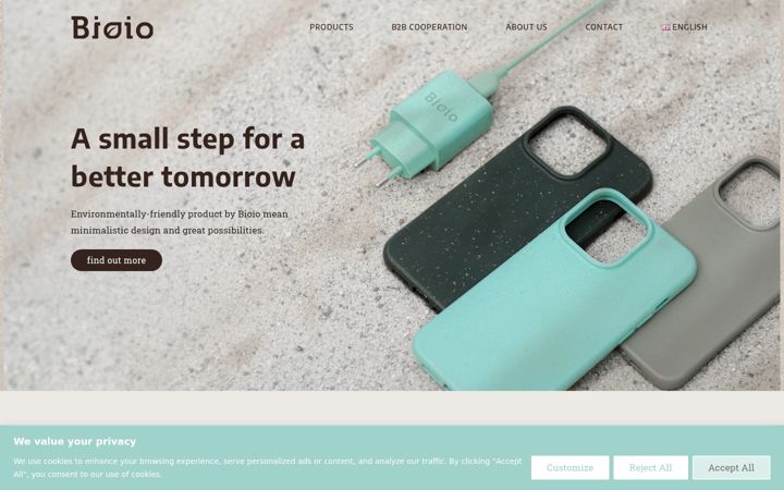 Screenshot of bioio.eu