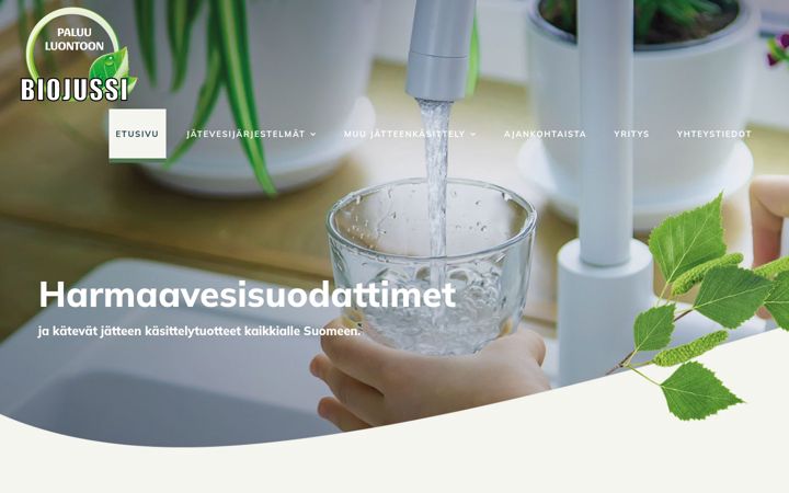 Ekrano kopija biojussi.fi