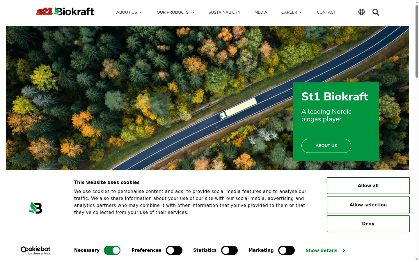Screenshot tal-banner tal-kunsens muri qabel kwalunkwe interazzjoni