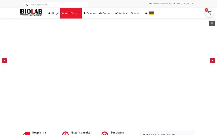 Screenshot di biolab.hr