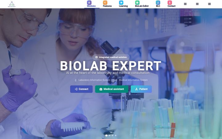 Screenshot of biolabexpert.com