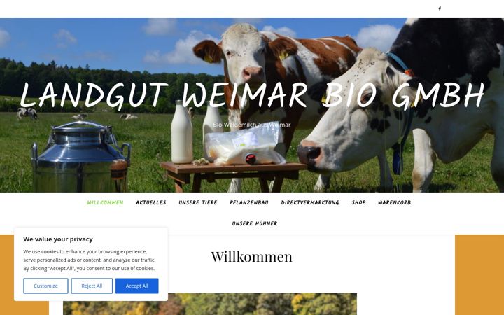 Screenshot of biolandgut-weimar.de