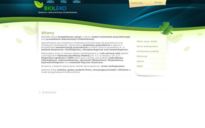 Captura de ecrã de bioleko.pl
