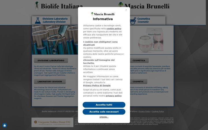 Screenshot of biolifeit.com