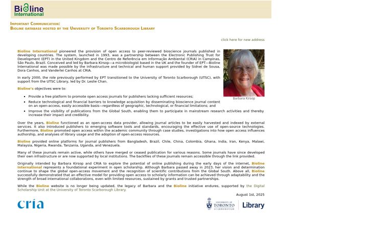 Screenshot of bioline.org.br