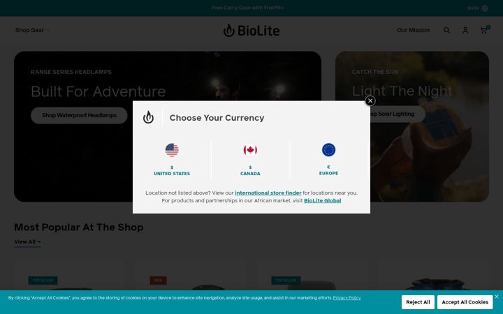 Screenshot of bioliteenergy.com