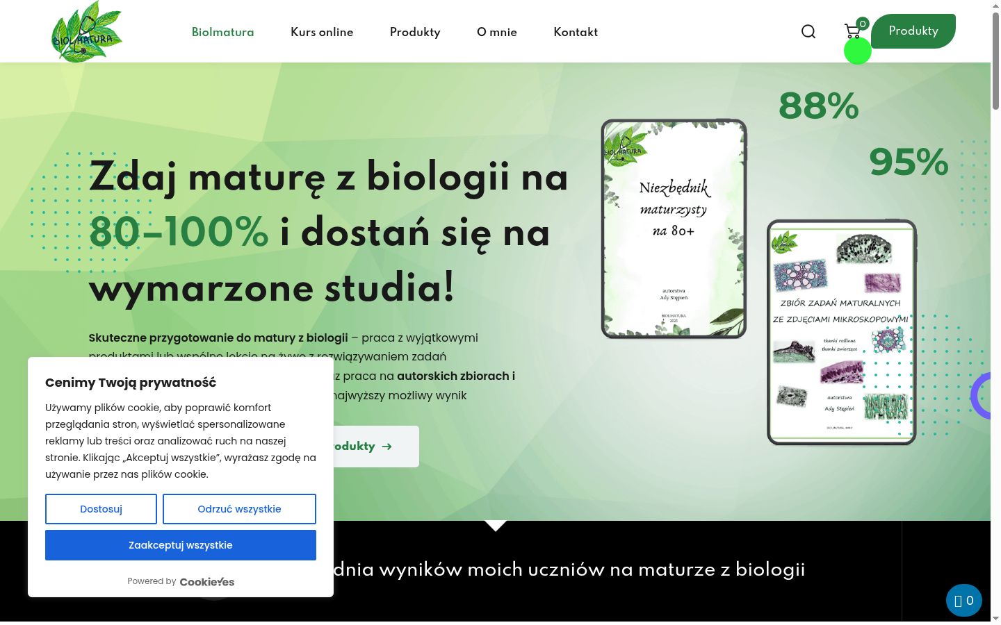 Screenshot tal-banner tal-kunsens muri qabel kwalunkwe interazzjoni