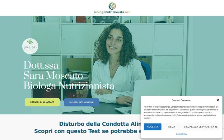 Posnetek zaslona biologanutrizionista.net