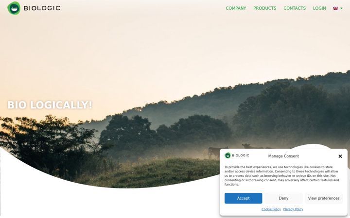 Screenshot van biologic.pt