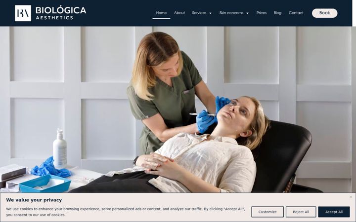Screenshot of biologica.uk