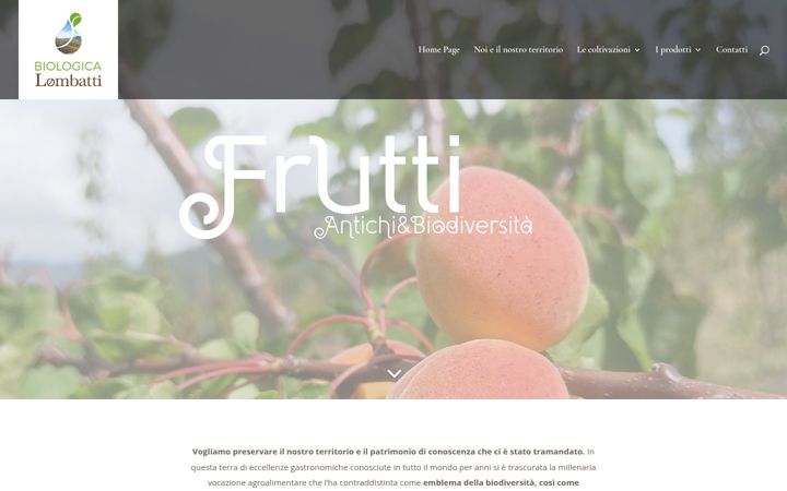 Posnetek zaslona biologicalombatti.it
