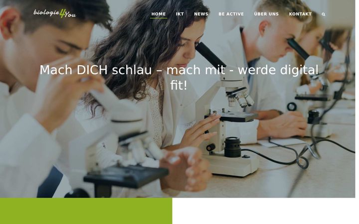 Screenshot του biologie4you.eu