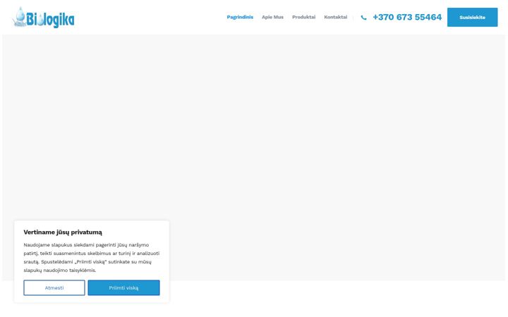 Screenshot di biologika.lt