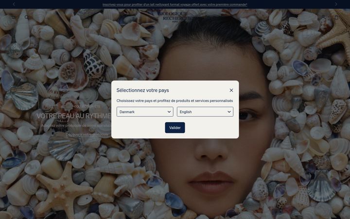 Capture d'écran de biologique-recherche.com