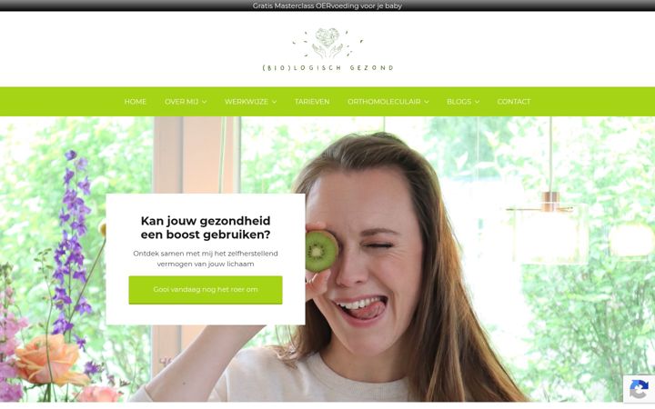 Screenshot ta' biologischgezond.nl
