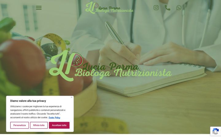 Screenshot του biologonutrizionistabrescia.eu