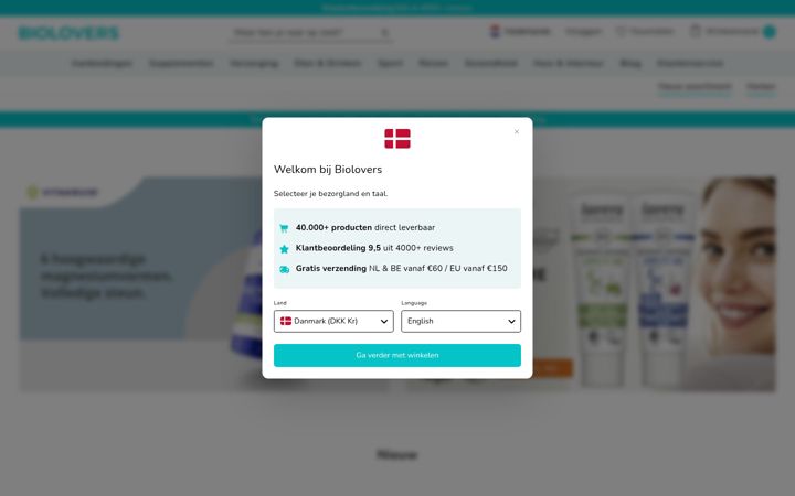 Screenshot of biolovers.nl