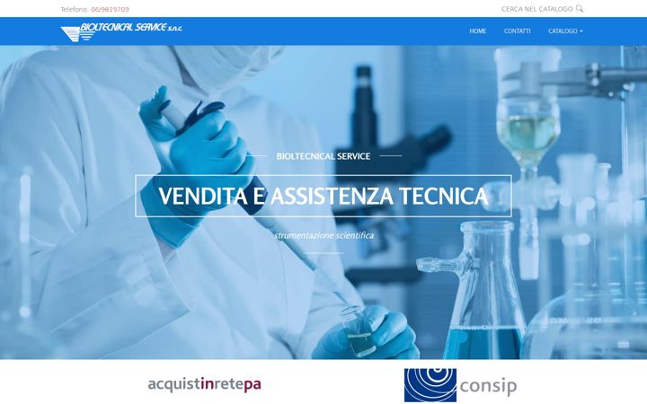 Screenshot of bioltecnical.it