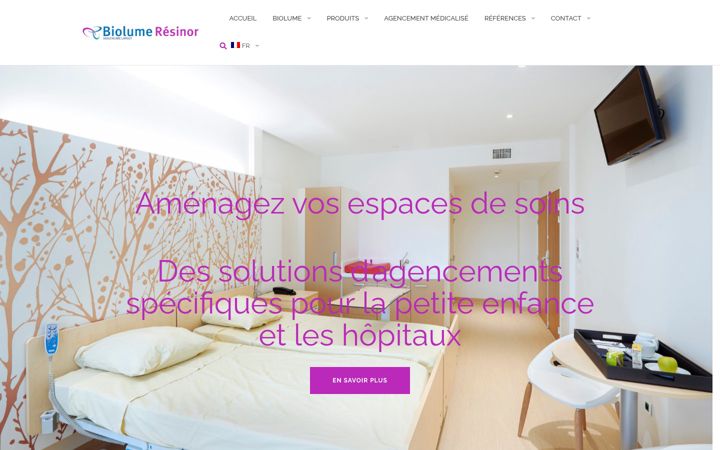 Screenshot of biolume.com