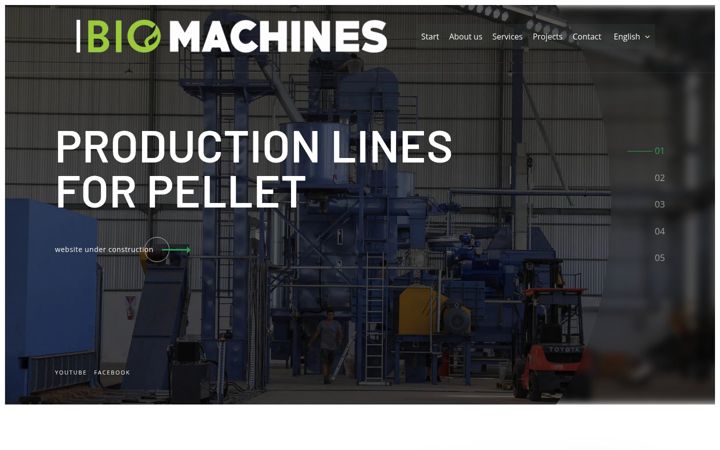 Screenshot of biomachines.eu