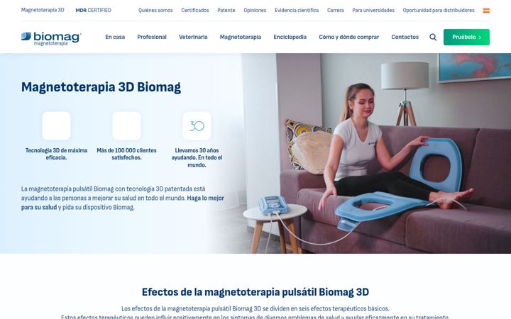 Captura de ecrã de biomag-magnetoterapia.es