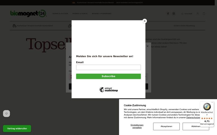 Screenshot of biomagnet24.de