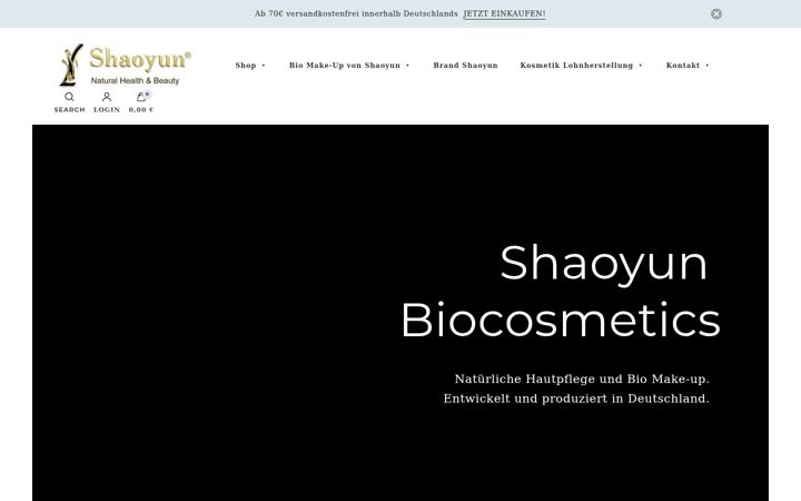 Screenshot of biomakeup.eu