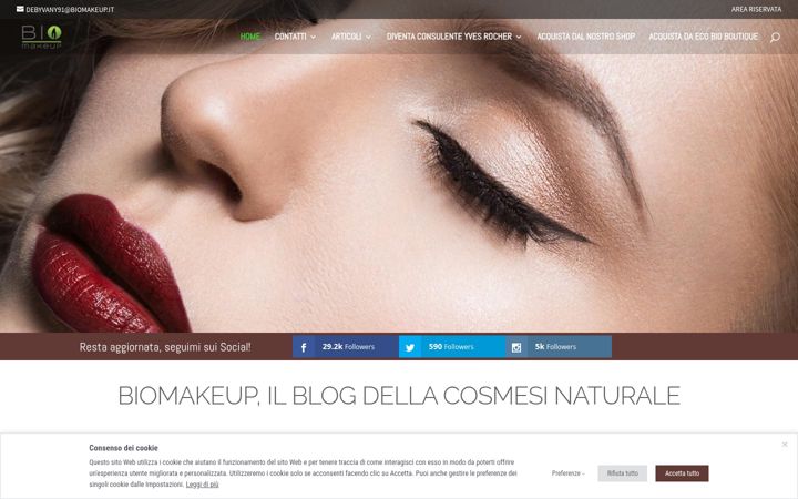 Ekrano kopija biomakeup.it