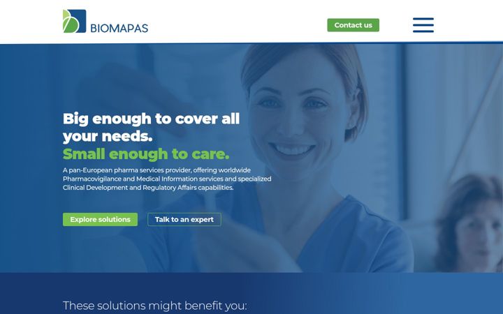 Screenshot of biomapas.com