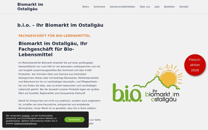 Ekrano kopija biomarkt-oal.de