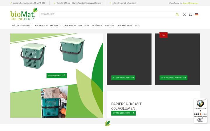 Screenshot of biomat-shop.com