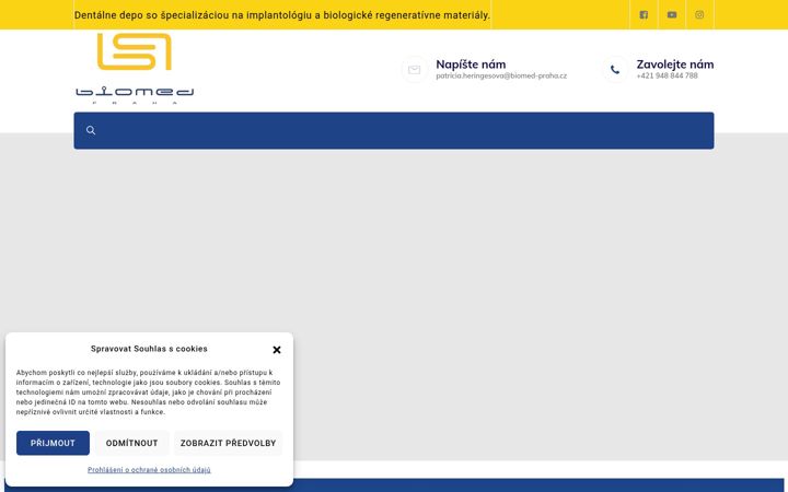 Screenshot of biomed-praha.sk