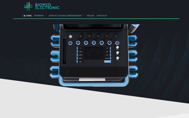 Screenshot of biomedelectronic.hu