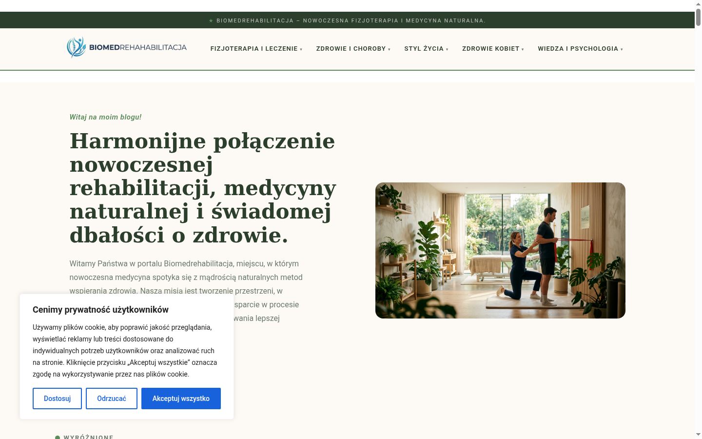 Captura de ecrã do banner de consentimento apresentado antes de qualquer interação