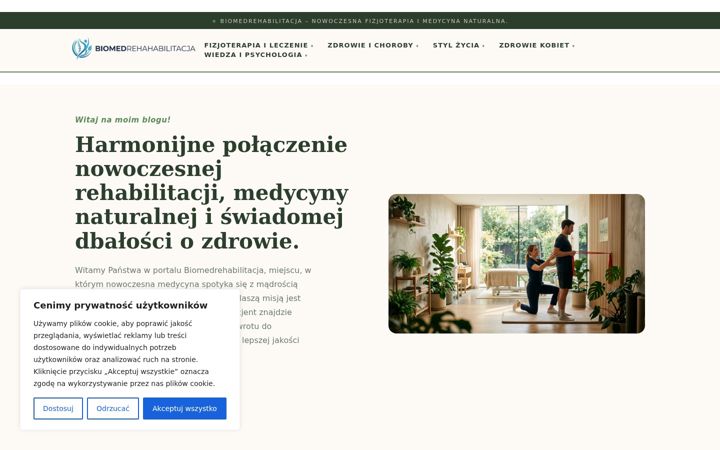 Captura de ecrã de biomedrehabilitacja.pl