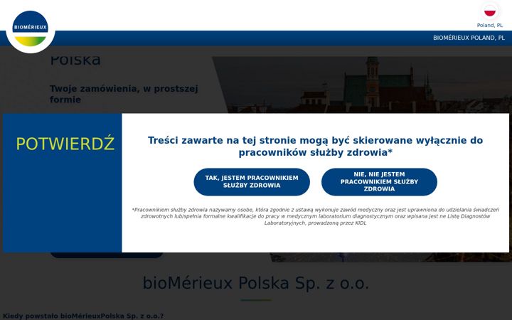 Screenshot of biomerieux.pl