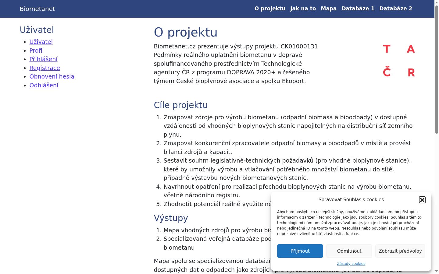 Snimka zaslona bannera za privolu prikazanog prije bilo kakve interakcije