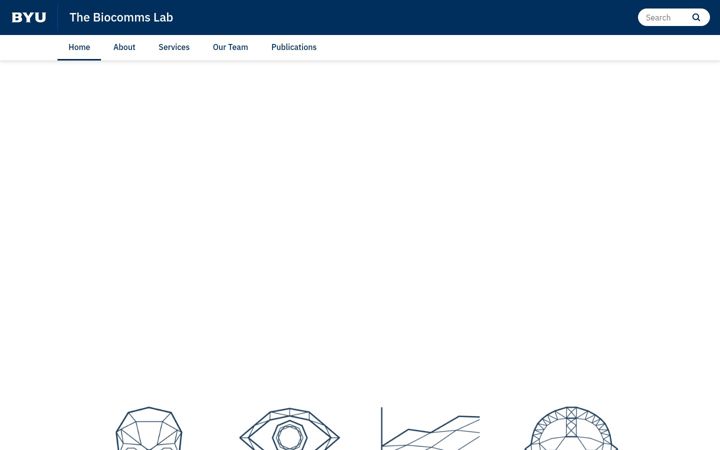 Screenshot of biometrics.byu.edu