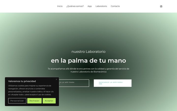 Screenshot of biometrikx.com