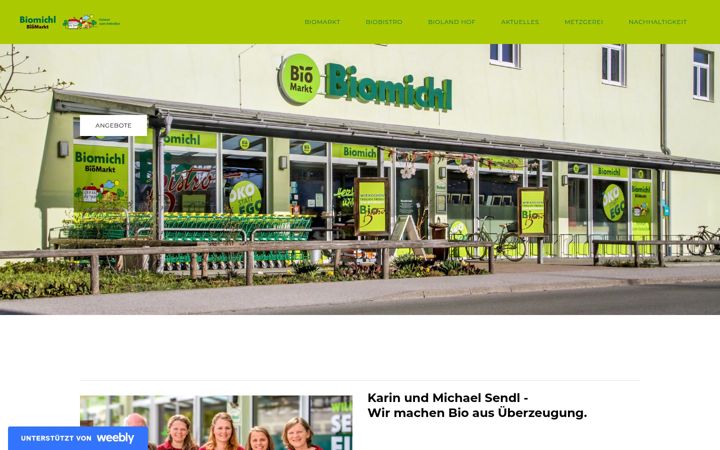Screenshot of biomichl.de
