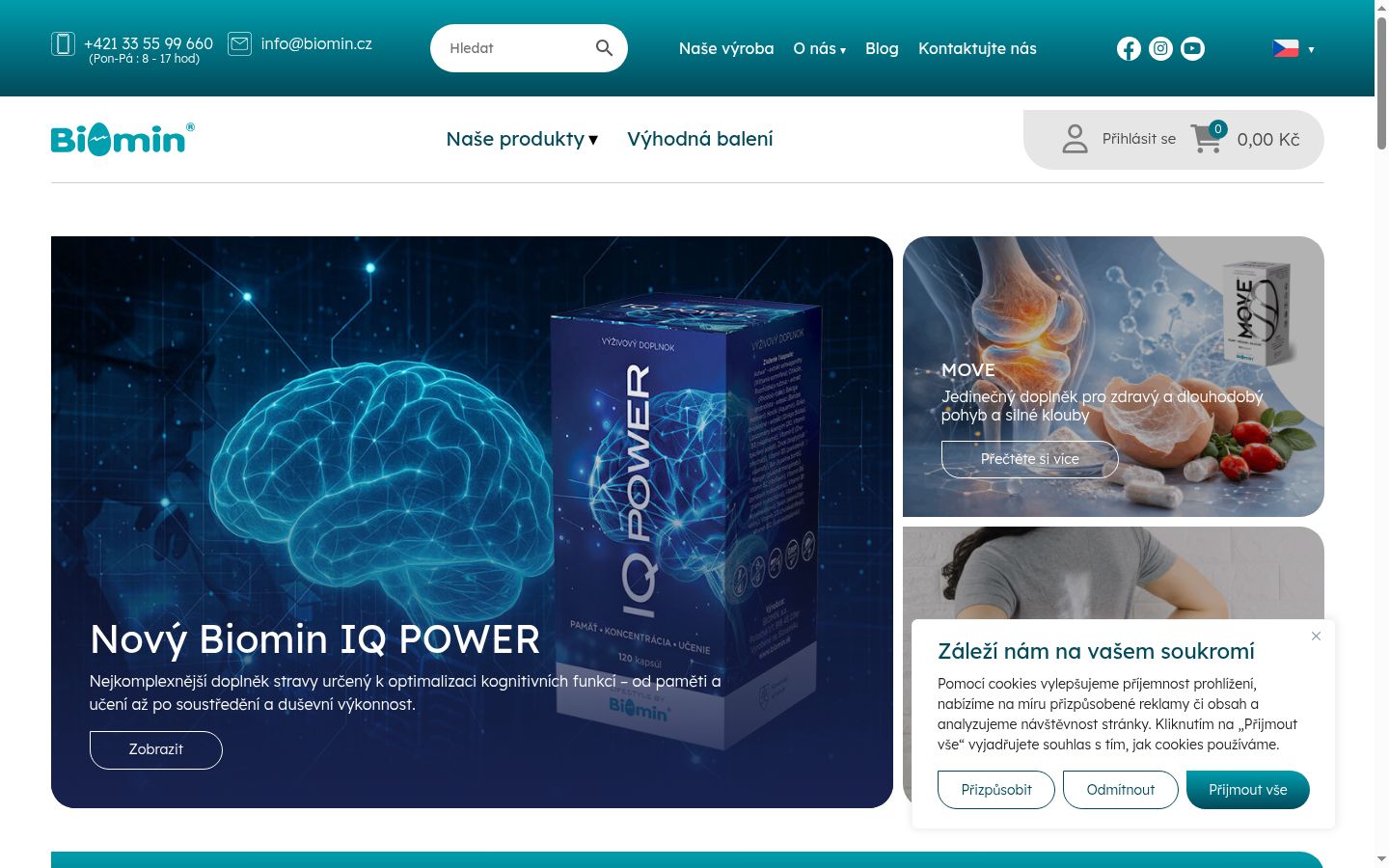 Snímek obrazovky baneru souhlasu zobrazeného před jakoukoli interakcí