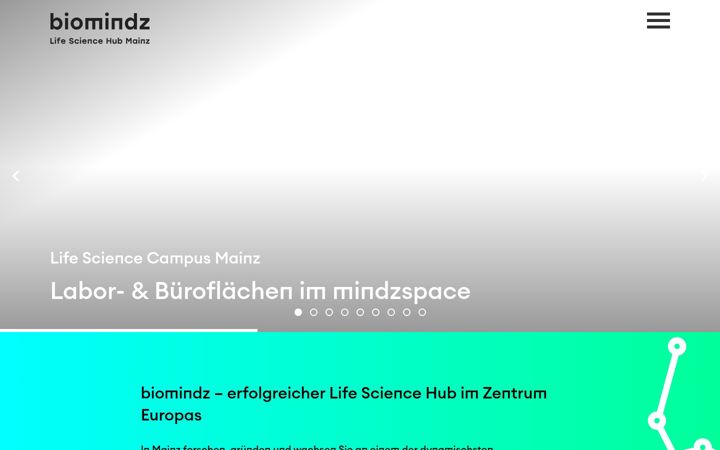 Screenshot of biomindz.com