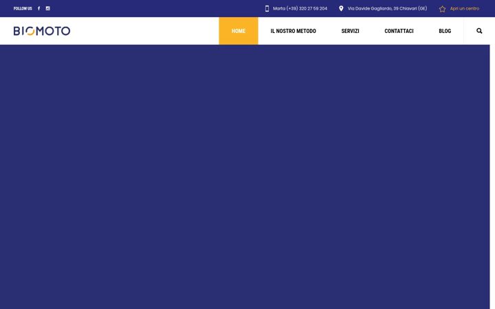Screenshot of biomoto.it