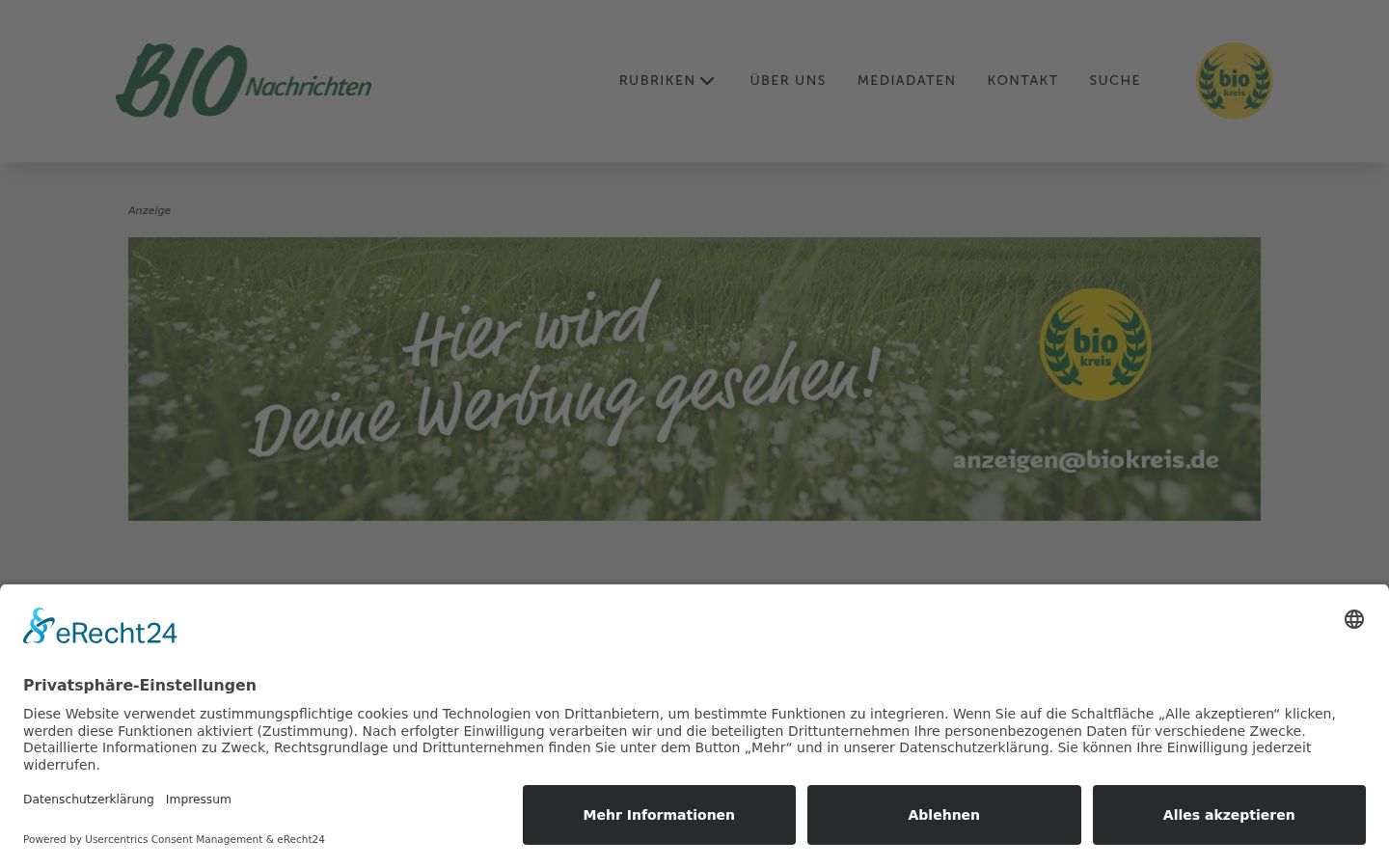 Screenshot tal-banner tal-kunsens muri qabel kwalunkwe interazzjoni