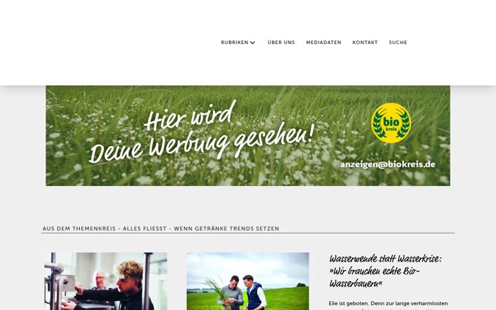 Screenshot of bionachrichten.de