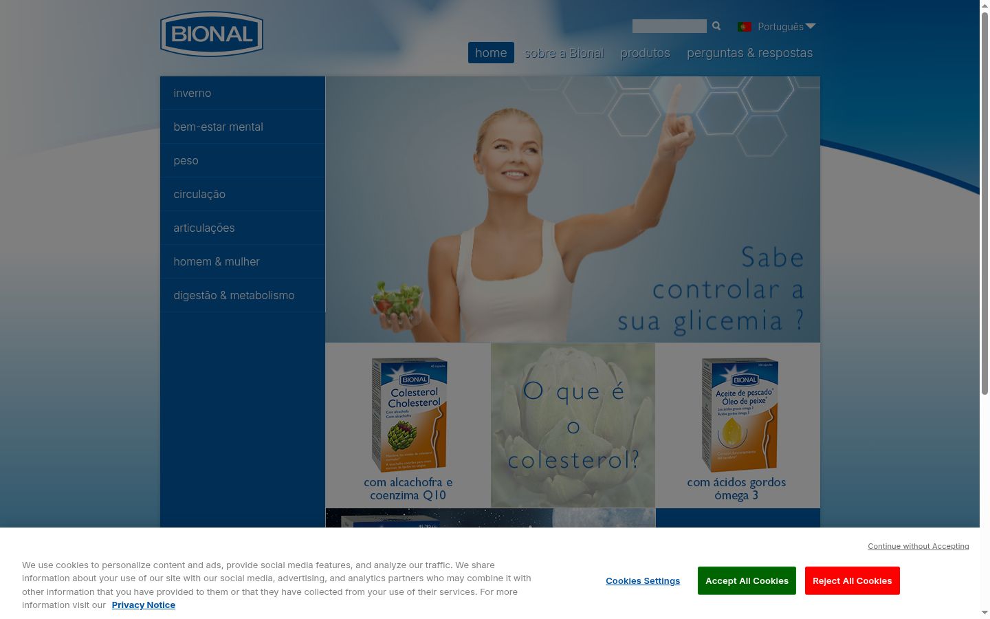 Sutikimo reklamjuostės, rodytos prieš bet kokią sąveiką, ekrano kopija