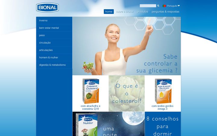 Screenshot van bional.pt